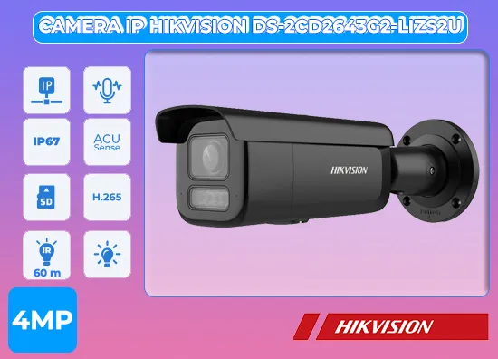 Camera HIKVISION IP DS-2CD2643G2-LIZS2U 4MP,Giá Phân Phối DS-2CD2643G2-LIZS2U Ip POE sắc nét ,Phân Phối Sỉ DS-2CD2643G2-LIZS2U, Camera quan sát DS-2CD2643G2-LIZS2U Bán Sỉ,DS-2CD2643G2-LIZS2U bán chạy nhất,Thông số DS-2CD2643G2-LIZS2U Ultra 2k 0 MP