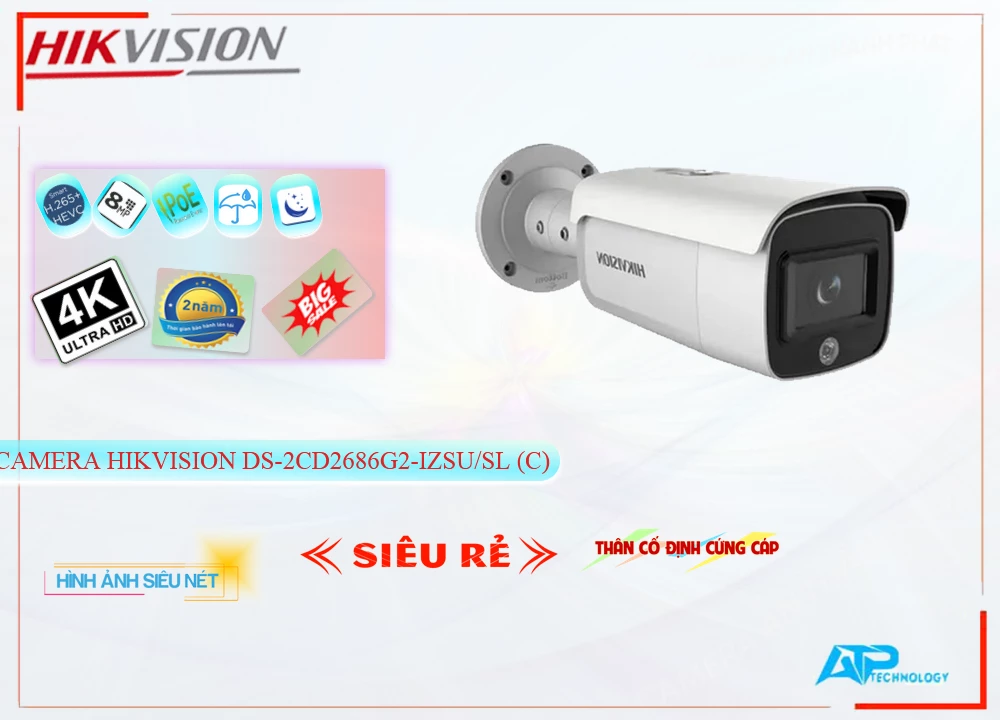 DS-2CD2686G2-IZSU/SL(C) Công Nghệ Mới Hikvision, thông số DS-2CD2686G2-IZSU/SL(C),DS-2CD2686G2-IZSU/SL(C) Giá rẻ ,DS