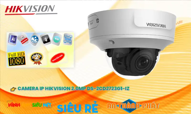 ➠ DS-2CD2723G1-IZ sắc nét Hikvision ➠ DS-2CD2723G1-IZ sắc nét Hikvision