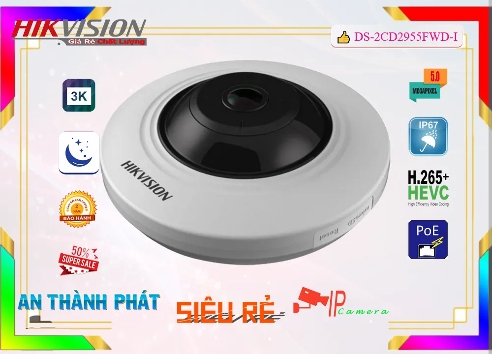 Camera Hikvision DS-2CD2955FWD-I,Giá DS-2CD2955FWD-I,phân phối DS-2CD2955FWD-I,DS-2CD2955FWD-IBán Giá Rẻ,Giá Bán