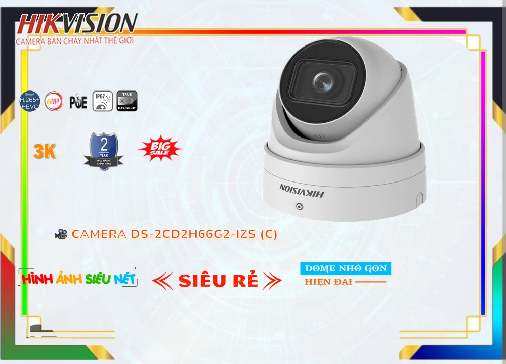 Camera DS-2CD2H66G2-IZS(C) Thiết kế Đẹp, thông số DS-2CD2H66G2-IZS(C),DS-2CD2H66G2-IZS(C) Giá rẻ ,DS 2CD2H66G2 IZS(C),