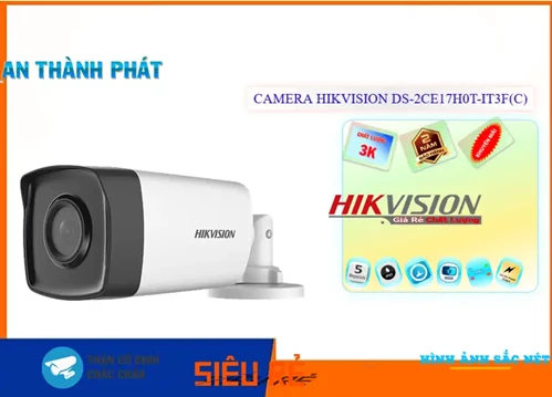 Camera Hikvision DS-2CE17H0T-IT3F(C), Giá DS-2CE17H0T-IT3F(C), phân phối DS-2CE17H0T-IT3F(C),DS-2CE17H0T-IT3F(C)Bán Giá