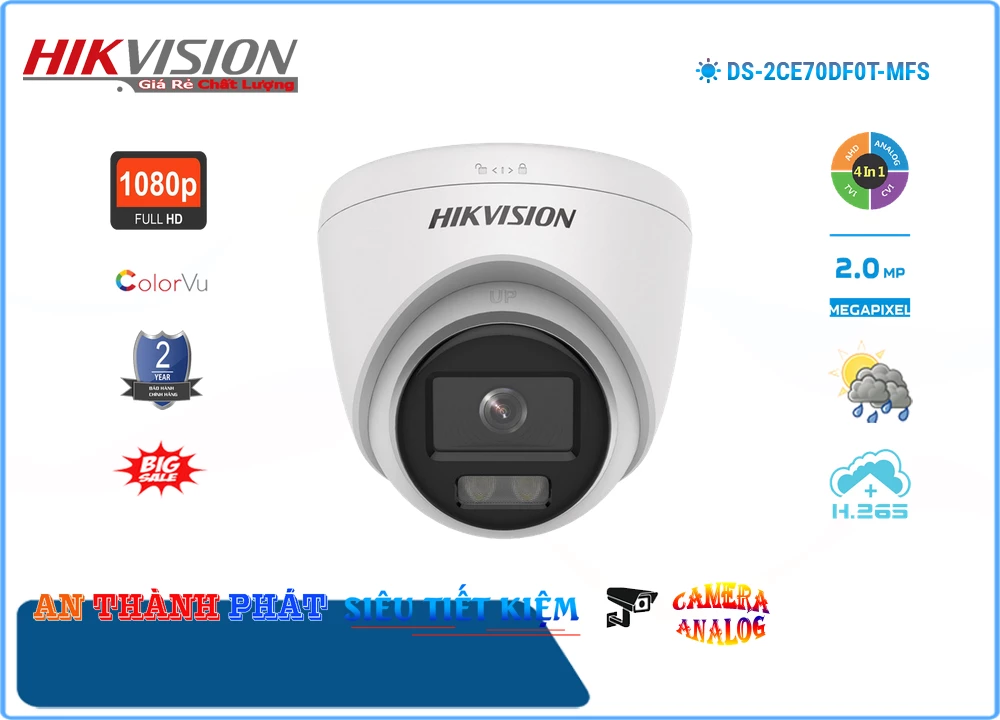 Camera Hikvision DS-2CE70DF0T-MFS,thông số DS-2CE70DF0T-MFS,DS-2CE70DF0T-MFS Giá rẻ,DS 2CE70DF0T MFS,Chất Lượng