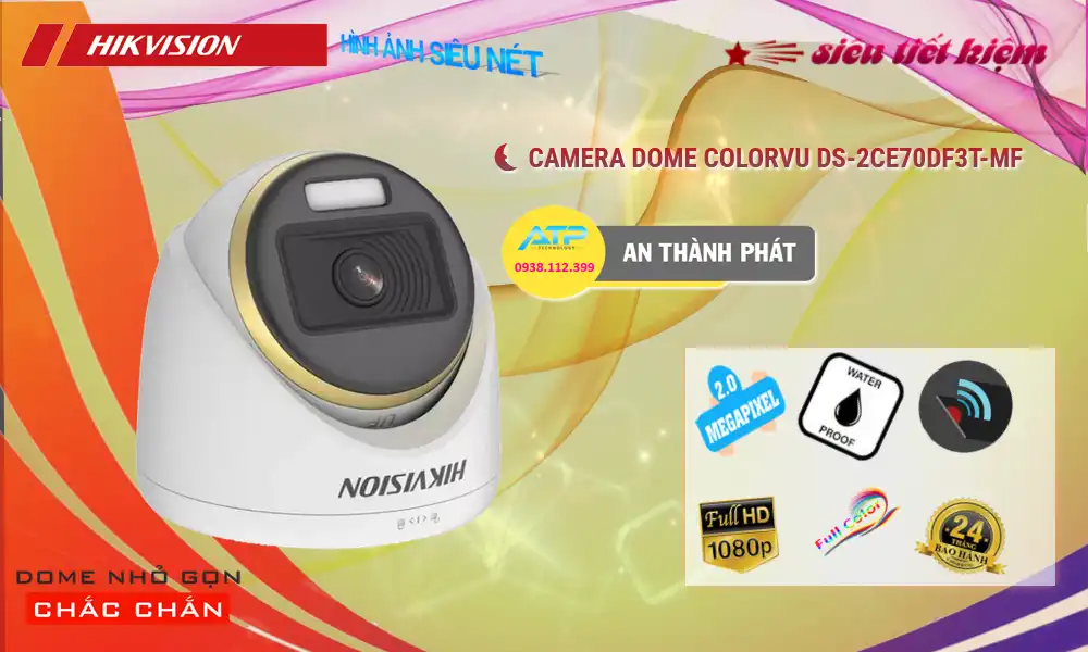 DS-2CE70DF3T-MF sắc nét Hikvision ➠