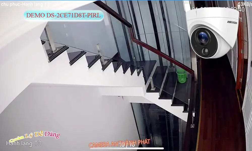 DS-2CE71D8T-PIRL sắc nét Hikvision
