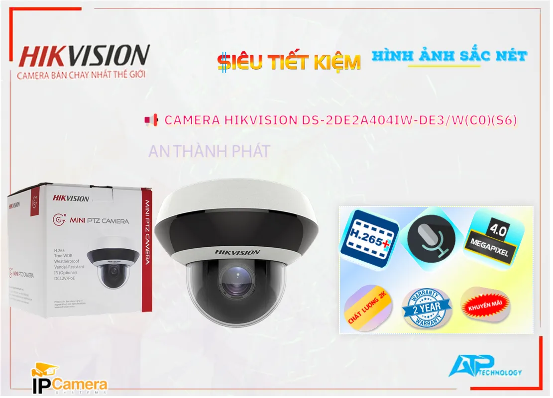 Camera Hikvision DS-2DE2A404IW-DE3/W(C0)(S6), Chất Lượng DS-2DE2A404IW-DE3/W(C0)(S6),DS-2DE2A404IW-DE3/W(C0)(S6) Công