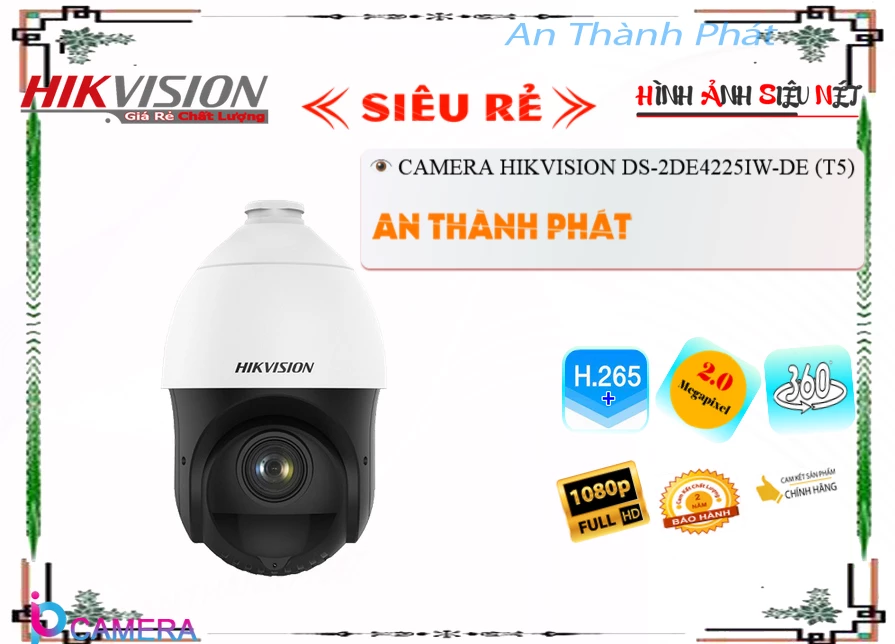 Camera Hikvision DS-2DE4225IW-DE(T5),Giá DS-2DE4225IW-DE(T5),phân phối DS-2DE4225IW-DE(T5),DS-2DE4225IW-DE(T5)Bán Giá
