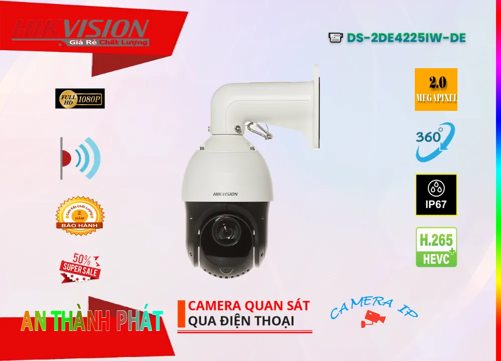 Camera Hikvision DS-2DE4225IW-DE,DS-2DE4225IW-DE Giá Khuyến Mãi,DS-2DE4225IW-DE Giá rẻ,DS-2DE4225IW-DE Công Nghệ