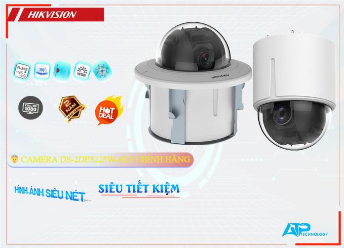 Camera Hikvision DS-2DE5225W-AE3 Tiết Kiệm,DS-2DE5225W-AE3 Giá Khuyến Mãi, Công Nghệ POE DS-2DE5225W-AE3 Giá