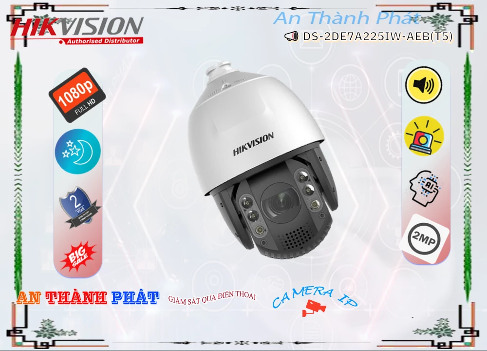 Camera Hikvision DS-2DE7A225IW-AEB(T5),thông số DS-2DE7A225IW-AEB(T5),DS 2DE7A225IW AEB(T5),Chất Lượng