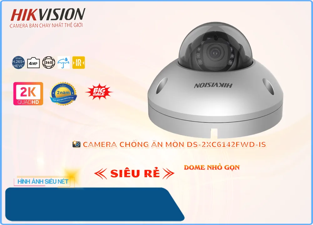 DS 2XC6142FWD IS,DS-2XC6142FWD-IS Camera Sắc Nét Hikvision,DS-2XC6142FWD-IS Giá rẻ ,DS-2XC6142FWD-IS Công Nghệ Mới