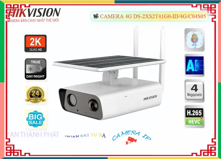 DS-2XS2T41G0-ID/4G/C04S05 sắc nét Hikvision ➠ DS-2XS2T41G0-ID/4G/C04S05 sắc nét Hikvision ➠