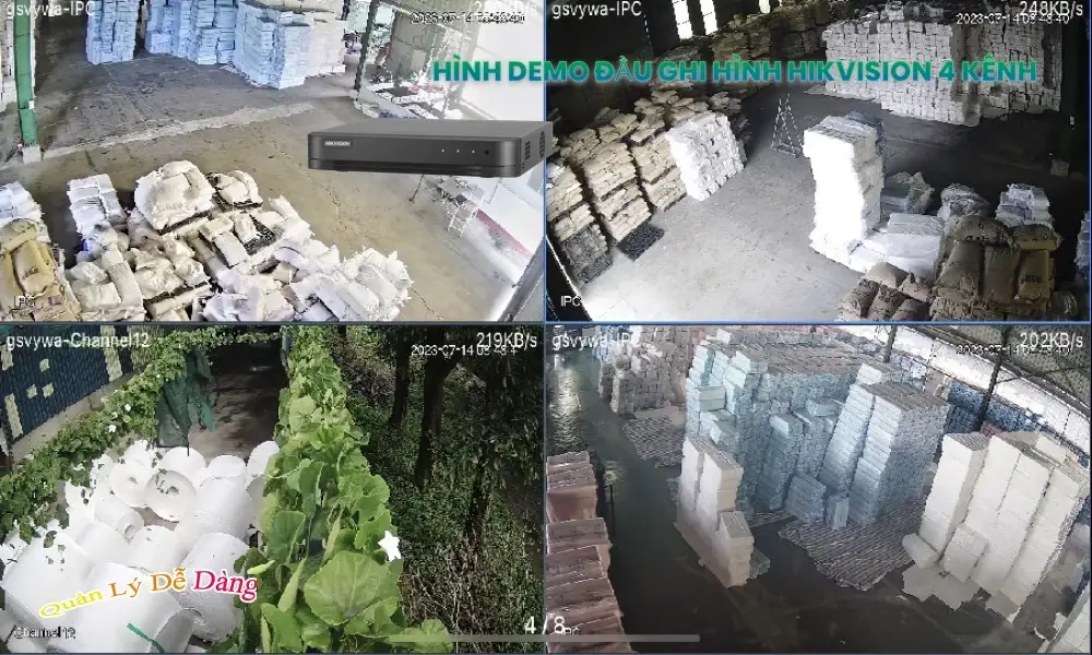 Hikvision DS-7204HGHI-K1 Hình Ảnh Đẹp