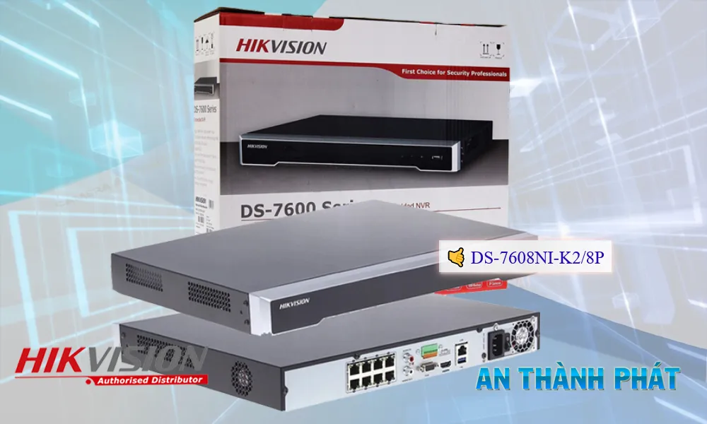DS-7608NI-K2/8P sắc nét Hikvision DS-7608NI-K2/8P sắc nét Hikvision