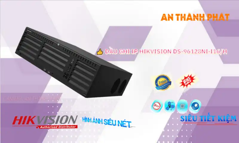 DS-96128NI-I16/H sắc nét Hikvision