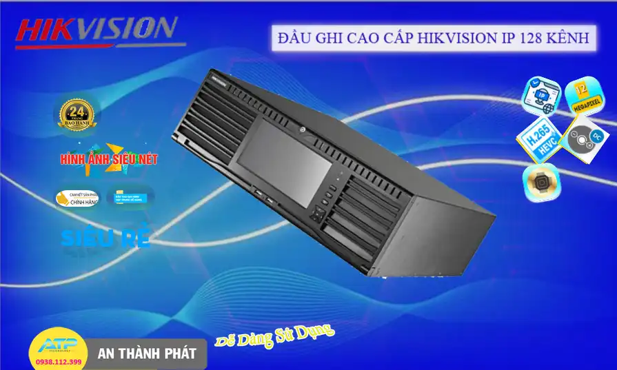 DS-96128NI-I16 sắc nét Hikvision DS-96128NI-I16 sắc nét Hikvision