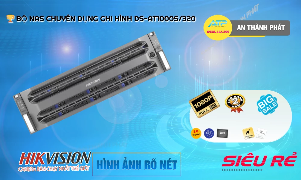 ✓ Đầu Ghi Camera DS-AT1000S/320  Hikvision Giá rẻ