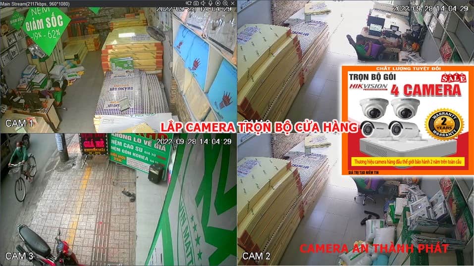 lắp camera giám sát cửa hàng trọn gói