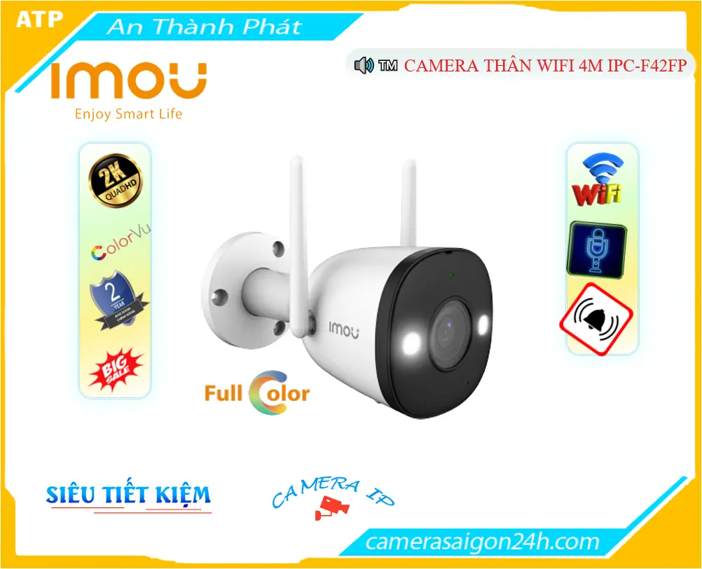IPC-F42FP sắc nét Wifi Imou IPC-F42FP sắc nét Wifi Imou