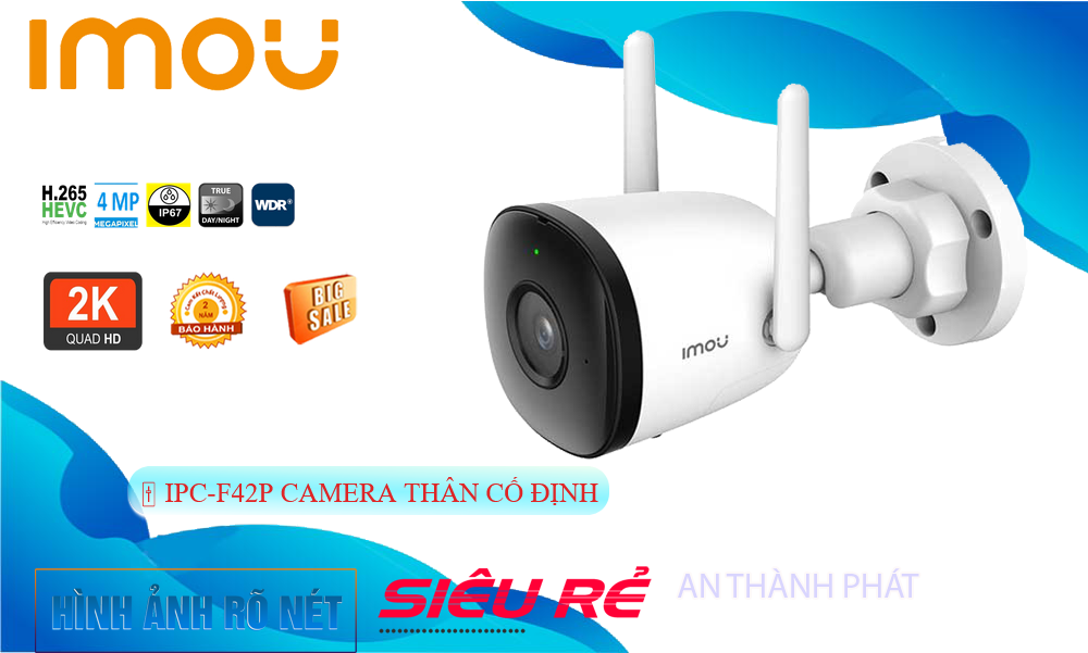 IPC-F42P sắc nét Wifi Imou IPC-F42P sắc nét Wifi Imou
