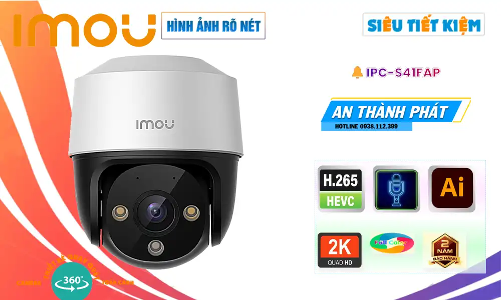 IPC-S41FAP sắc nét Wifi Imou IPC-S41FAP sắc nét Wifi Imou