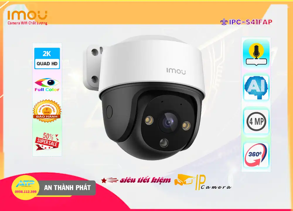 IPC-S41FAP sắc nét Wifi Imou