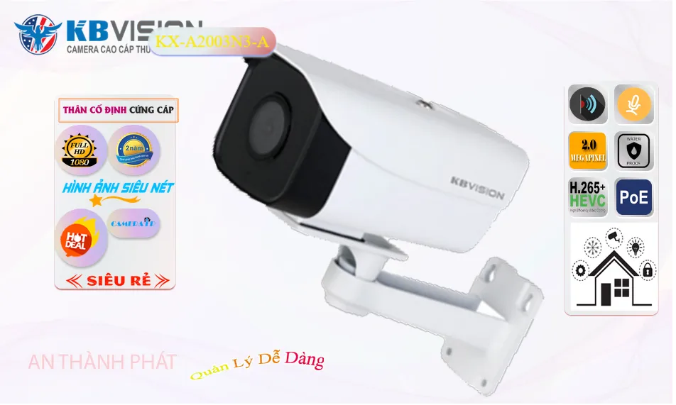 KX-A2003N3-A sắc nét KBvision ➠ KX-A2003N3-A sắc nét KBvision ➠