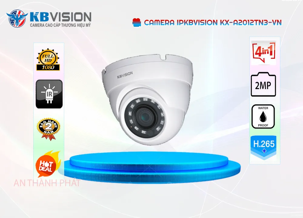 Camera IP Dome Kbvision KX-A2012TN3-VN,thông số KX-A2012TN3-VN,KX-A2012TN3-VN Giá rẻ,KX A2012TN3 VN,Chất Lượng