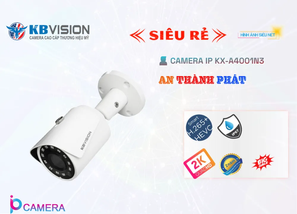 giới thiệu camera IP Kbvision KX-A4001N3