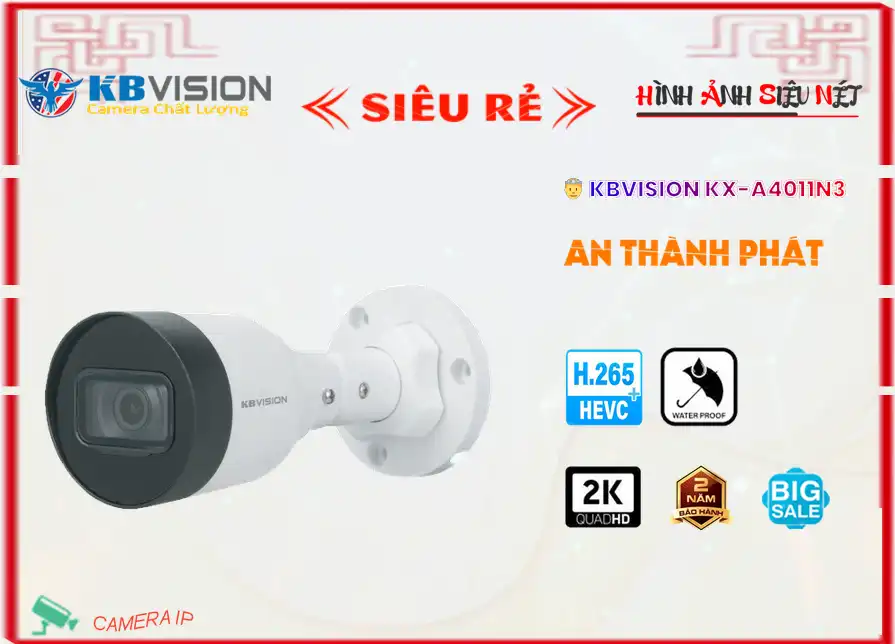 KX-A4011N3 sắc nét KBvision KX-A4011N3 sắc nét KBvision