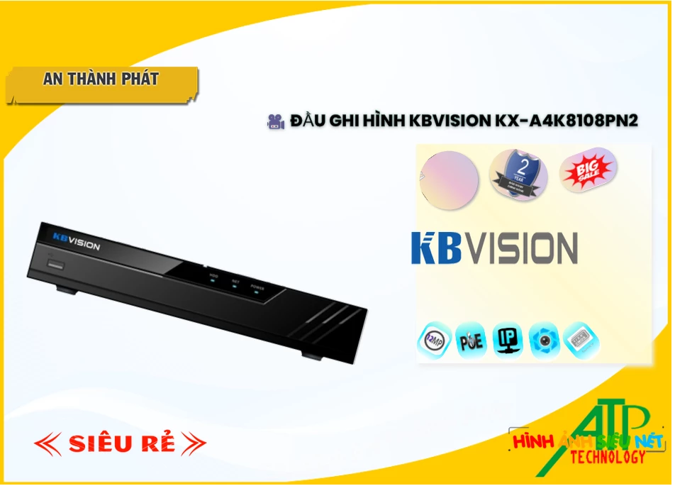 Đầu ghi KBvision KX-A4K8108PN2,Giá KX-A4K8108PN2,KX-A4K8108PN2 Giá Khuyến Mãi,bán KX-A4K8108PN2,KX-A4K8108PN2 Công Nghệ