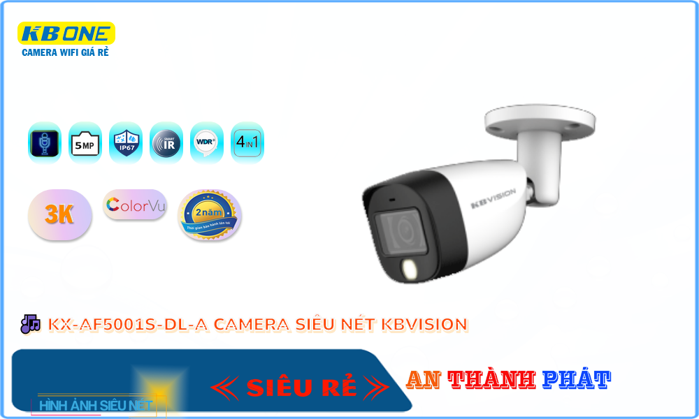 Camera KX-AF5001S-DL-A KBvision,Giá KX-AF5001S-DL-A,KX-AF5001S-DL-A Giá Khuyến Mãi,bán Camera KBvision Thiết kế Đẹp