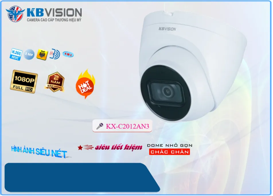KX-C2012AN3 sắc nét KBvision ➠