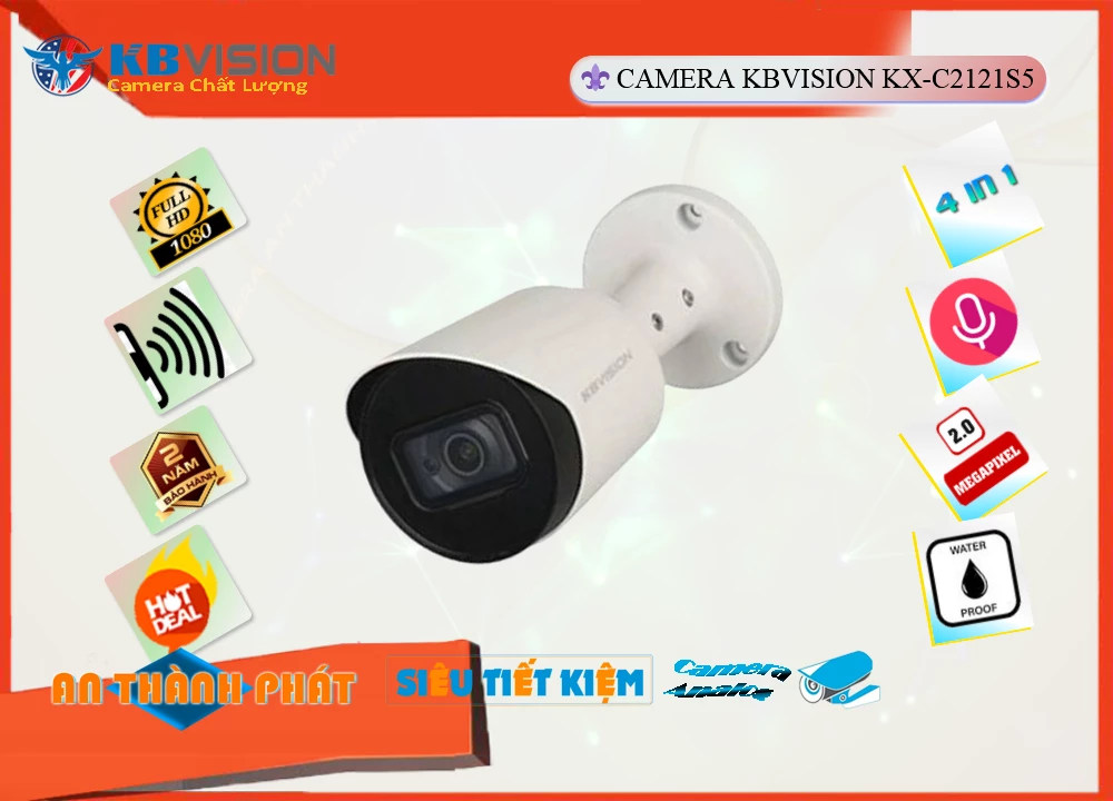 Camera KBvision KX-C2121S5-A-VN,KX C2121S5 A VN,Giá Bán KX-C2121S5-A-VN,KX-C2121S5-A-VN Giá Khuyến Mãi,KX-C2121S5-A-VN