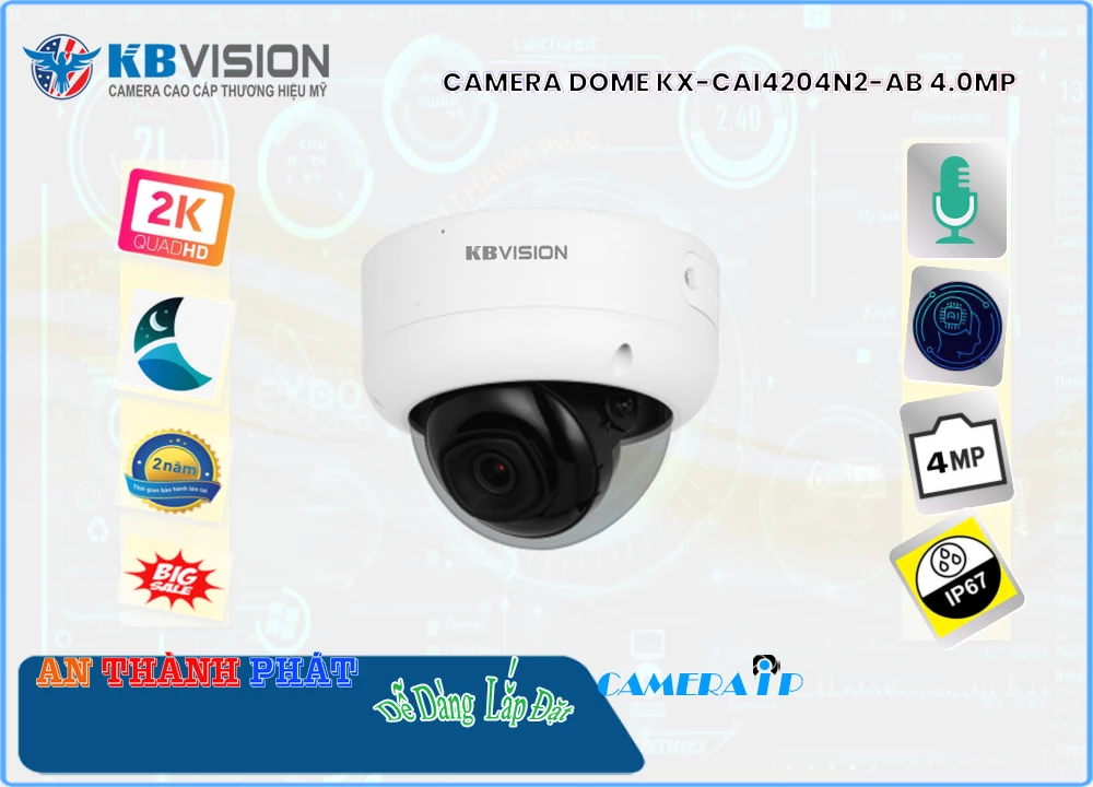 Camera KBvision KX-CAi4204N2-AB,KX-CAi4204N2-AB Giá rẻ,KX-CAi4204N2-AB Giá Thấp Nhất,Chất Lượng