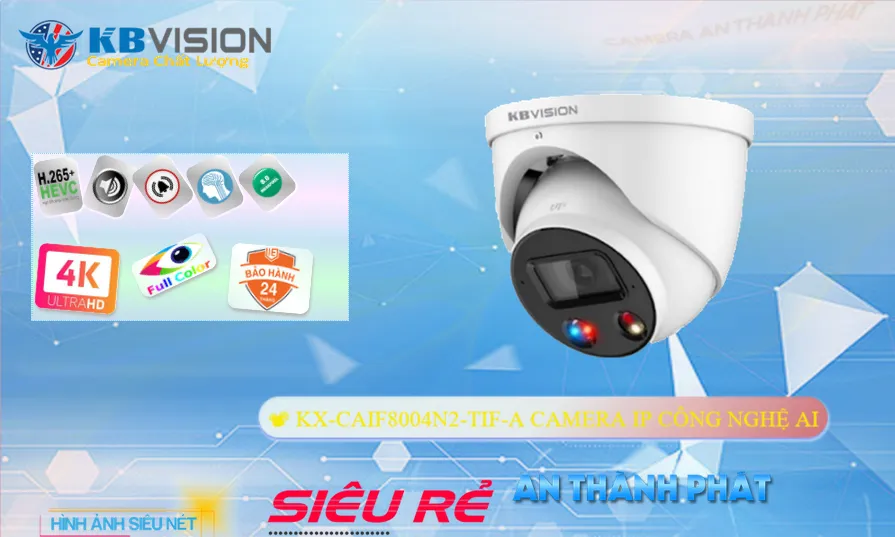 KX-CAiF8004N2-TiF-A Camera Chính Hãng KBvision KX-CAiF8004N2-TiF-A Camera Chính Hãng KBvision