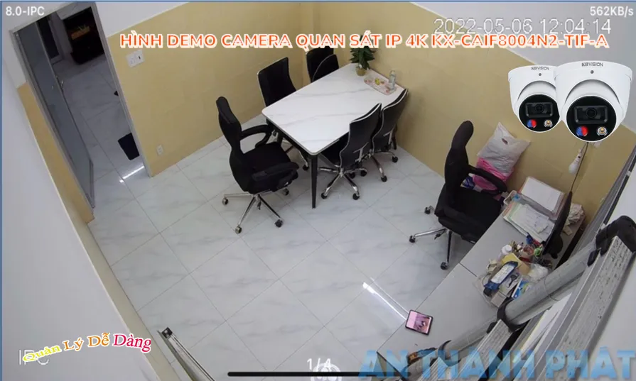 KX-CAiF8004N2-TiF-A Camera Chính Hãng KBvision KX-CAiF8004N2-TiF-A Camera Chính Hãng KBvision