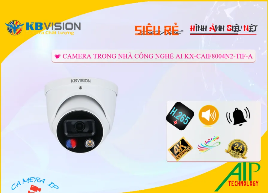 KX-CAiF8004N2-TiF-A Camera Chính Hãng KBvision KX-CAiF8004N2-TiF-A Camera Chính Hãng KBvision