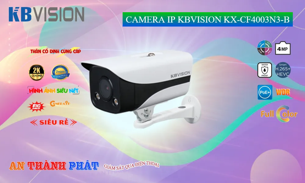 Điểm nổi bật của camera Kbvision KX-CF4003N3-B