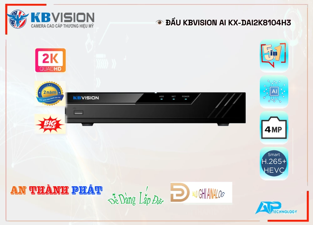 Camera KBvision KX-DAi2K8104H3,KX-DAi2K8104H3 Giá rẻ,KX DAi2K8104H3,Chất Lượng KX-DAi2K8104H3,thông số
