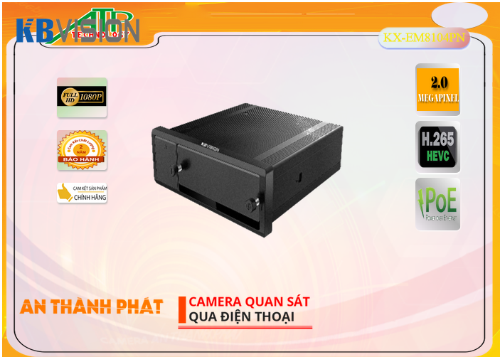 Đầu Ghi Camera KBvision KX-EM8104PN Sắc Nét,KX EM8104PN,Giá Bán Đầu Thu KTS KBvision KX-EM8104PN Thiết kế Đẹp