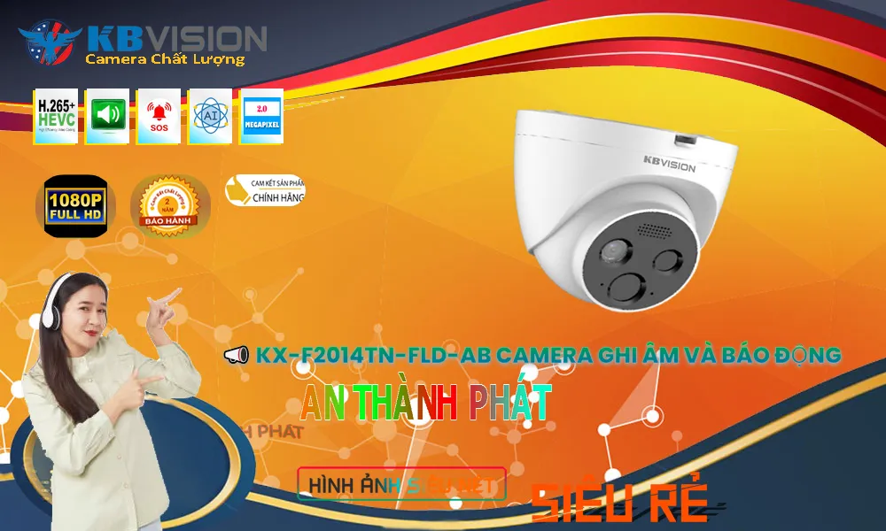 Camera KX-F2014TN-FLD-AB  KBvision Mẫu Đẹp