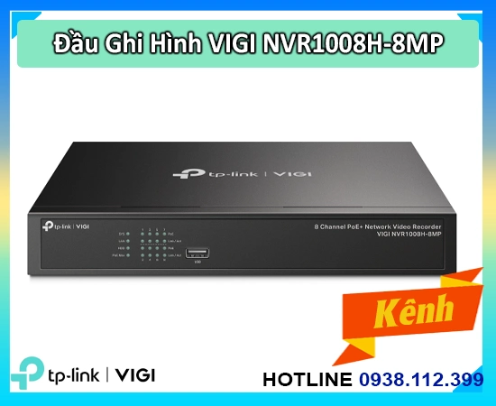 Đầu ghi VIGI NVR1008H-8MP, VIGI NVR1008H-8MP 8 kênh, Đầu ghi IP NVR1008H-8MP, NVR1008H-8MP TP-Link, Đầu ghi hình NVR1008H-8MP, VIGI NVR1008H-8MP HDMI, Đầu ghi NVR1008H-8MP PoE