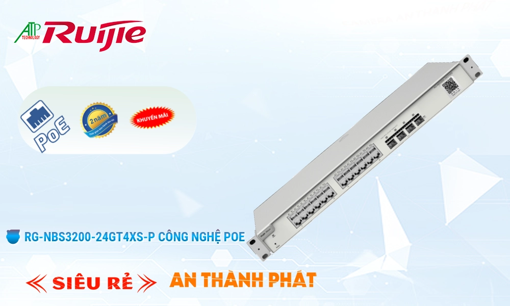 Hãng Ruijie  Bộ Quản Lý Mạng  RG-NBS3200-24GT4XS-P