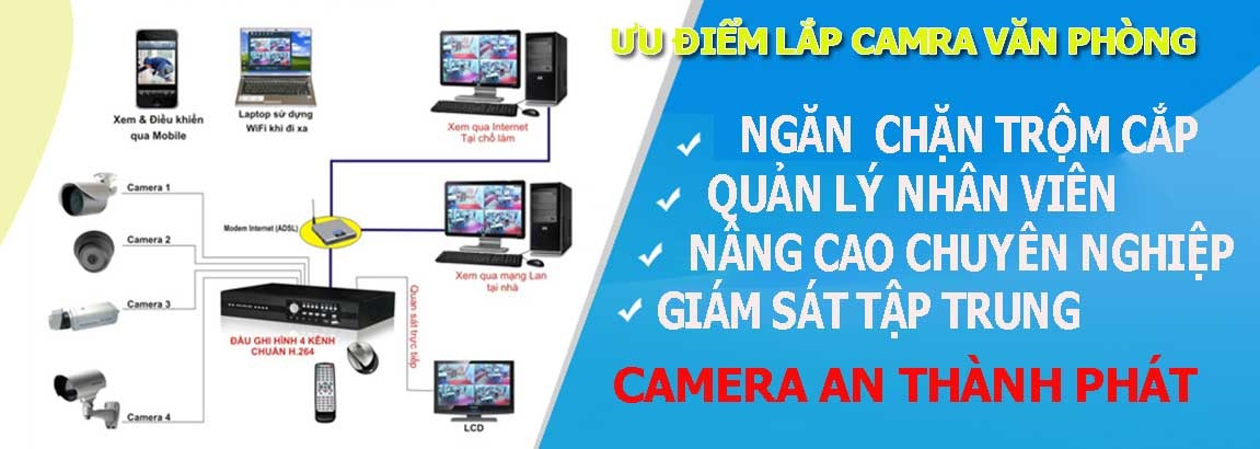lắp camera quan sát văn phong