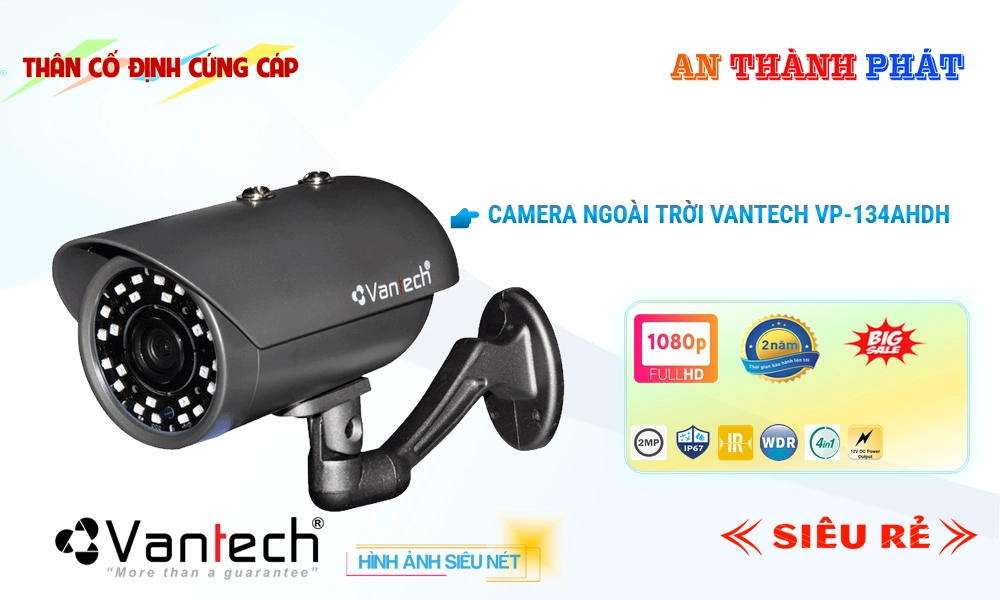 ✅ VP-134AHDH Camera Công Nghệ HD VanTech Giá rẻ