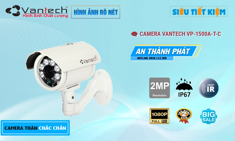 VP-1500A|T|C HD Anlog Camera Giá Rẻ VanTech VP-1500A|T|C HD Anlog Camera Giá Rẻ VanTech