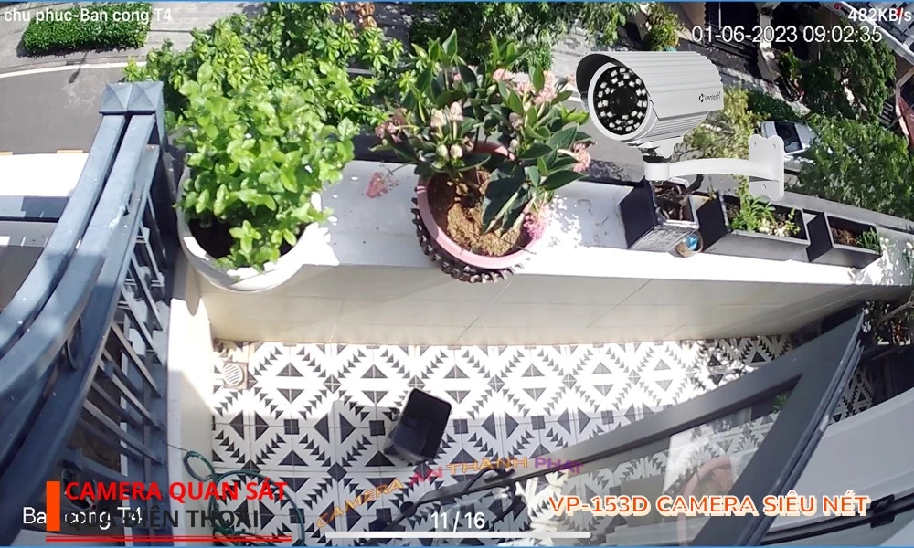 ✅ Camera Cấp Nguồ Qua Dây Mạng VP-153D VanTech