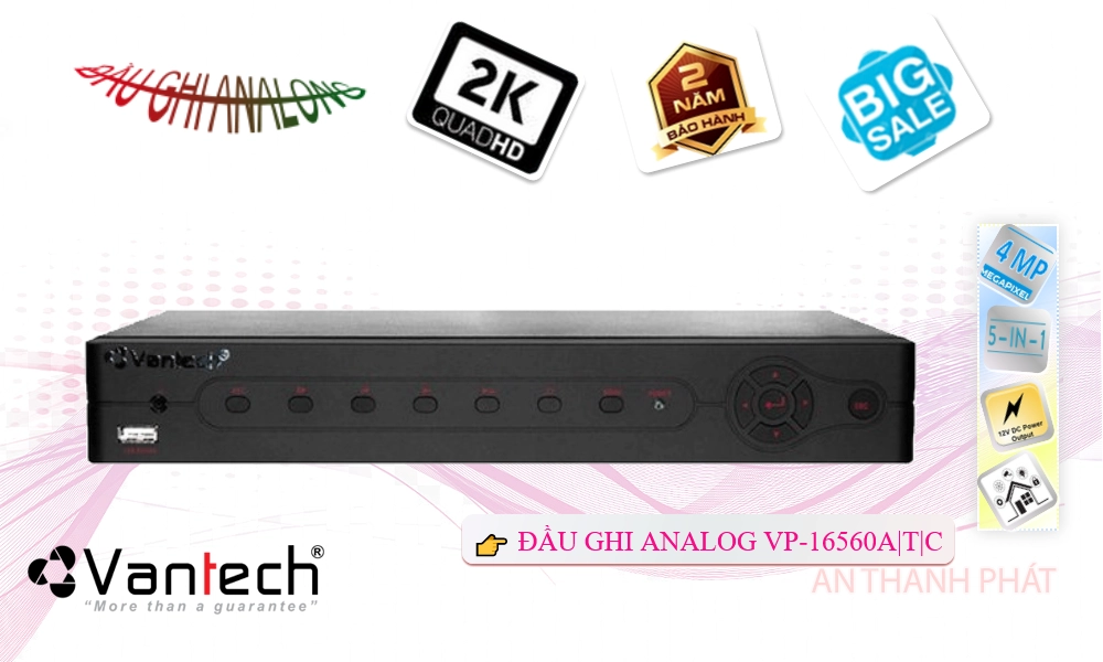 Đầu Thu VP-16560A|T|C