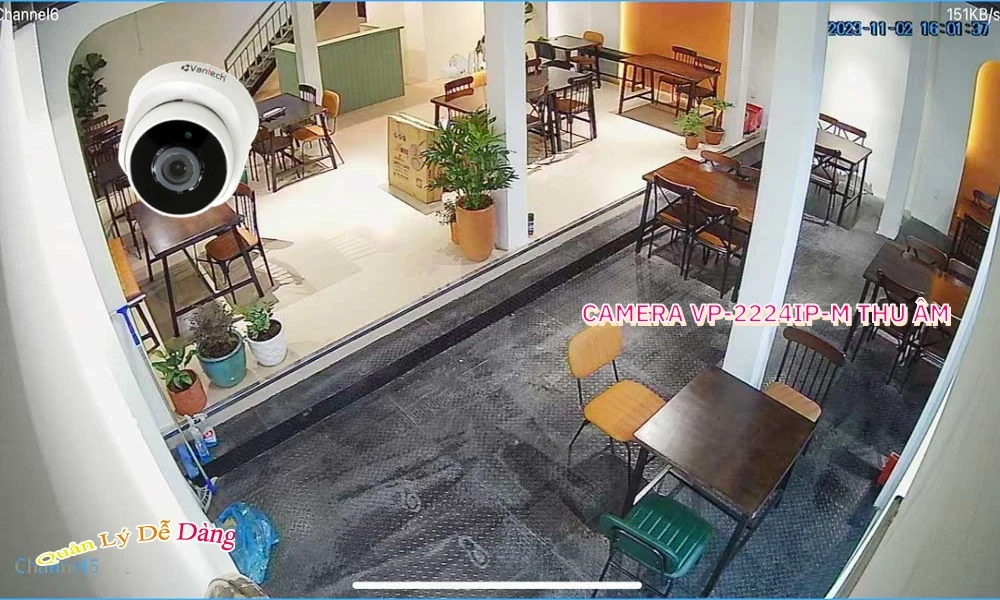 Camera VanTech VP-2224IP-M Mẫu Đẹp ✲